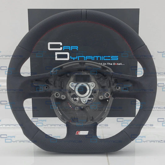 AudiB7CustomFlatBottomSteeringWheelAlcantara_amp_LeatherA3A4A5S4S5RS3RS4RS5TwoToneEditionCarDynamics_10 - Car Dynamics