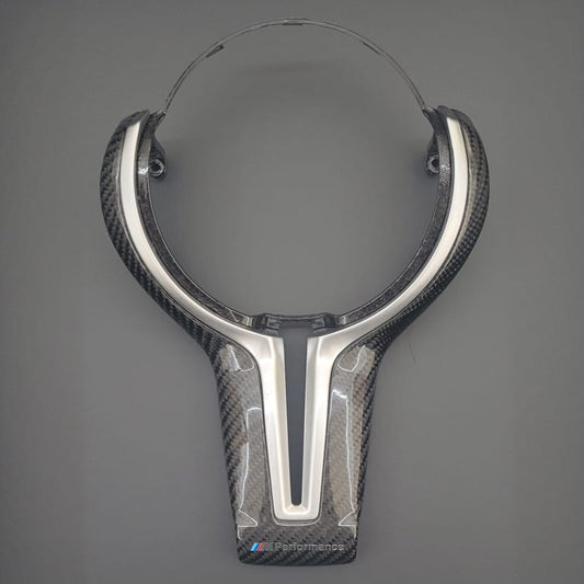 BMW Carbon Fibre Steering Wheel Trim | F-series M Performance