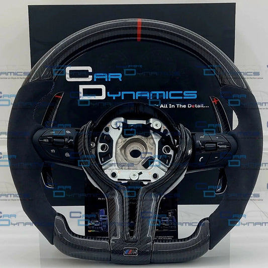 BMWCustomCarbonFibreSteeringWheelFlatBottomConnor_sCarbonEditionMTechFSeriescardynamics_5 - Car Dynamics