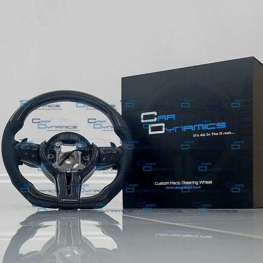 BMWCustomCarbonFibreSteeringWheelFlatBottomLovett_sM-TechCarbonEditionFSeriesCarDynamics_16 - Car Dynamics