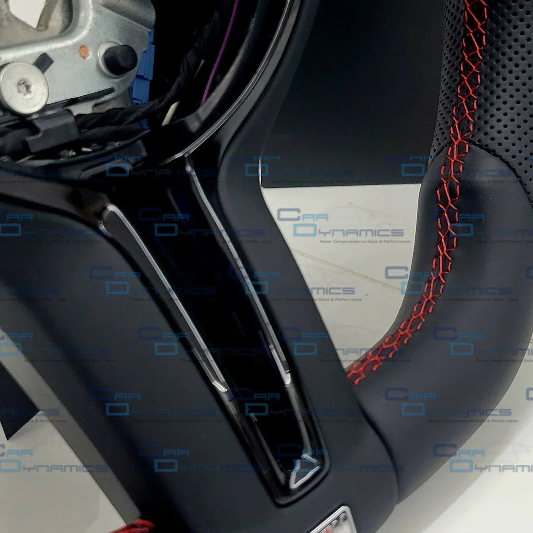 BMWCustomLeatherSteeringWheelFlatBottomM-TechRedlineKlassikEditionMSport_4 - Car Dynamics