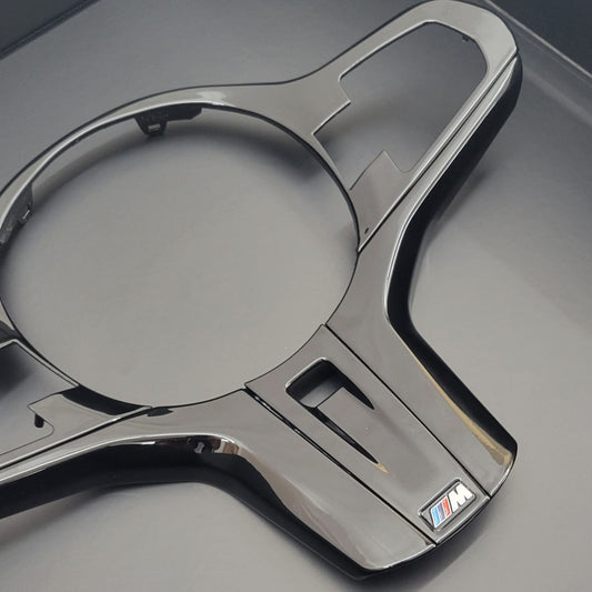 BMW G-Series Gloss Black Steering Wheel Trim | Pre Facelift