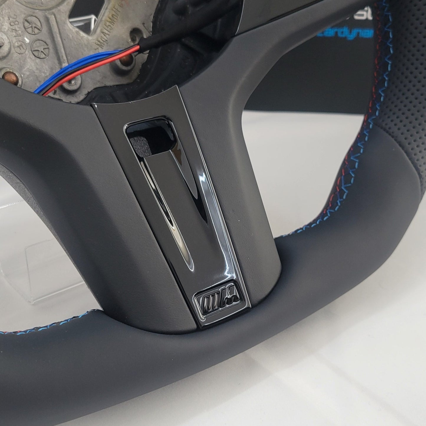 BMW G-Series Leather Steering Wheel | Gloss Black Edition