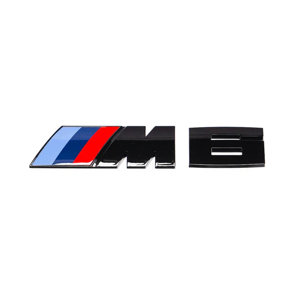 BMW M6 Badge | Gloss Jet Black Edition