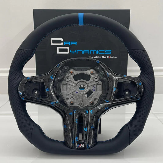 BMWSteeringWheelFlatBottomEstorilBlueForgedCarbonFibreEditionF_G-SeriesG20G30G80G82G02F40Cardynamics_2 - Car Dynamics