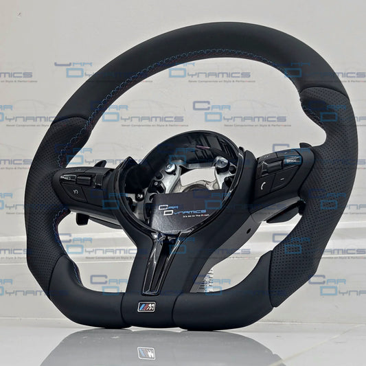 BMW_Custom_Leather_Steering_Wheel_Flat_Bottom_M-Tech_Blacked_out_Edition_Car_Dynamics_3 - Car Dynamics