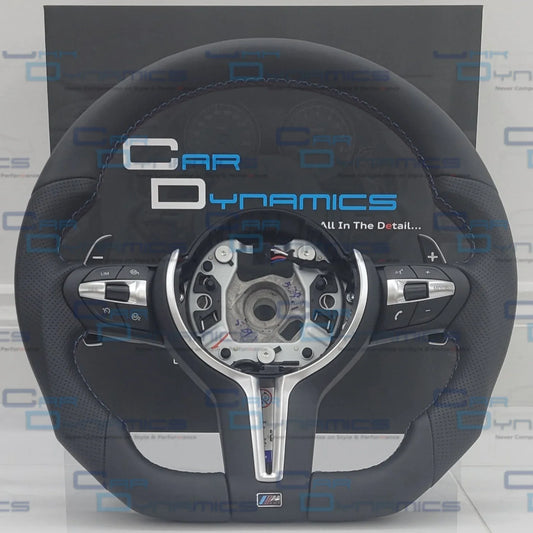 BMW_Flat_Bottom_Leather_Steering_Wheel_M-Tech_Silver_Edition_F-Series_Car_Dynamics - Car Dynamics