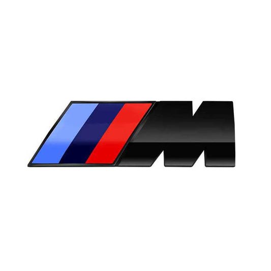 M Boot/Tailgate Badge | Gloss Black 90x30mm For Various BMW Models