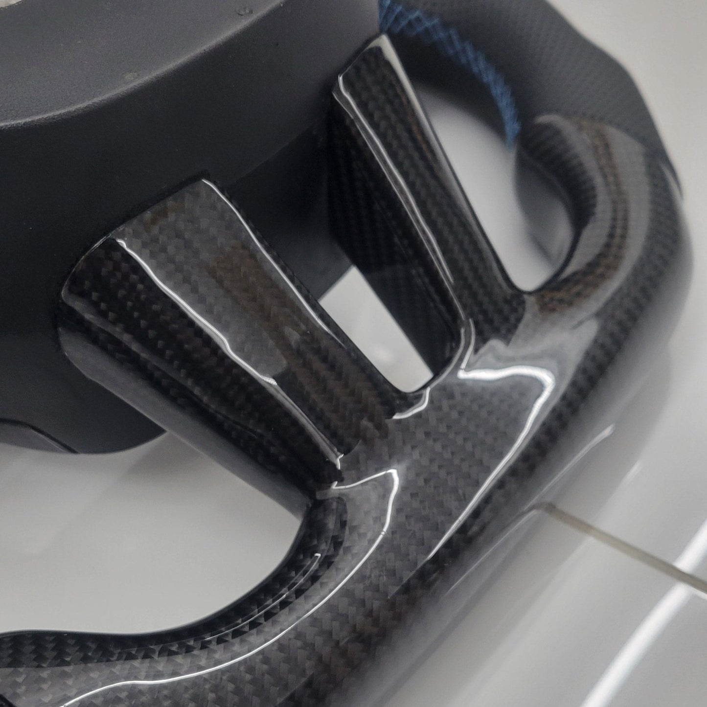 Ford Focus RS Custom Carbon Fibre Steering Wheel | Nitrous Blue Edition | MK3