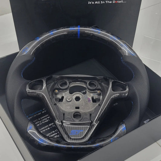Ford_Fiesta_Custom_Forged_Carbon_Fibre_Steering_Wheel_Performance_Blue_Edition_MK7_MK7.5_2009-2017_Car_Dynamics_1 - Car Dynamics