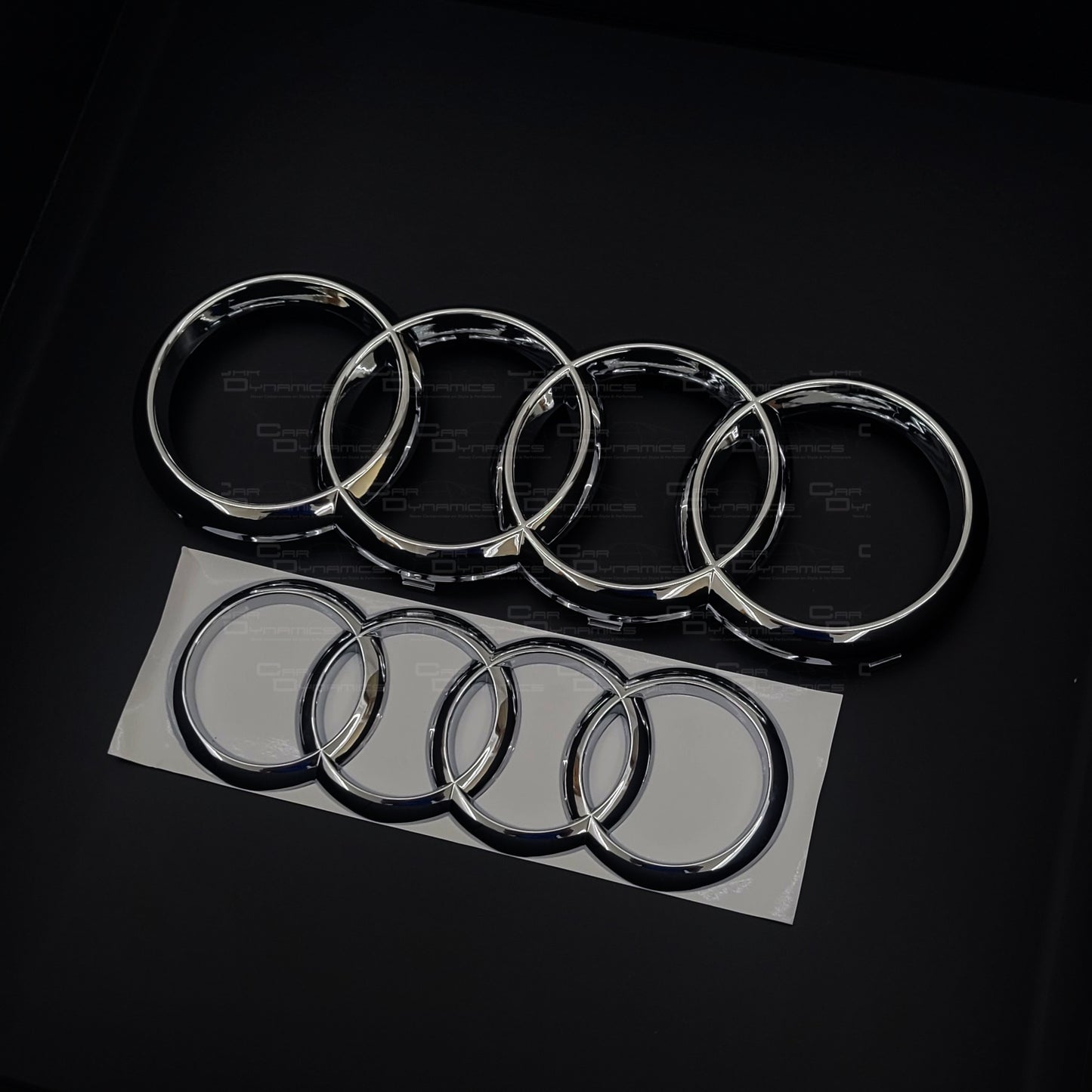 Front Grille & Rear Badge Chrome | Replacement For Various Audi Models