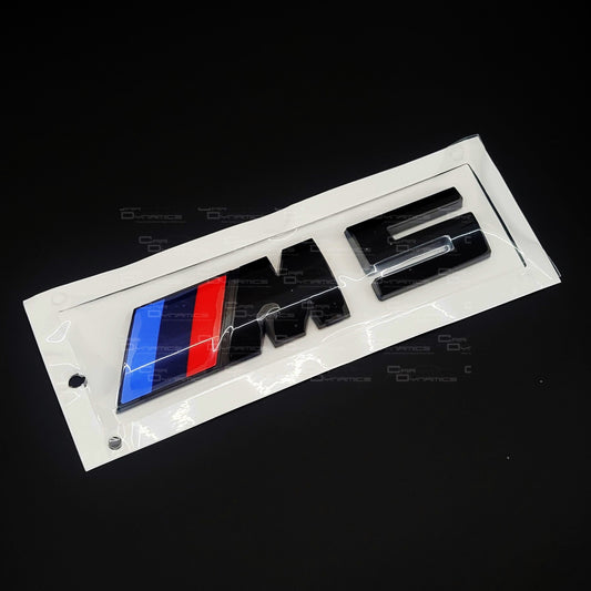 M5 Badge Gloss Black Finish | For Various BMW Models