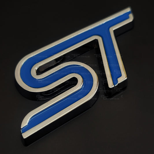 ST Rear Metal Boot Badge | Voodoo Blue Edition For Ford Models