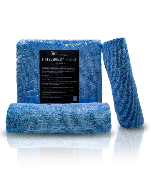 UltraBuff_400_-_400gsm_Microfibre_Cloth_Triple_Pack_Car_Dynamics_1 - Car Dynamics