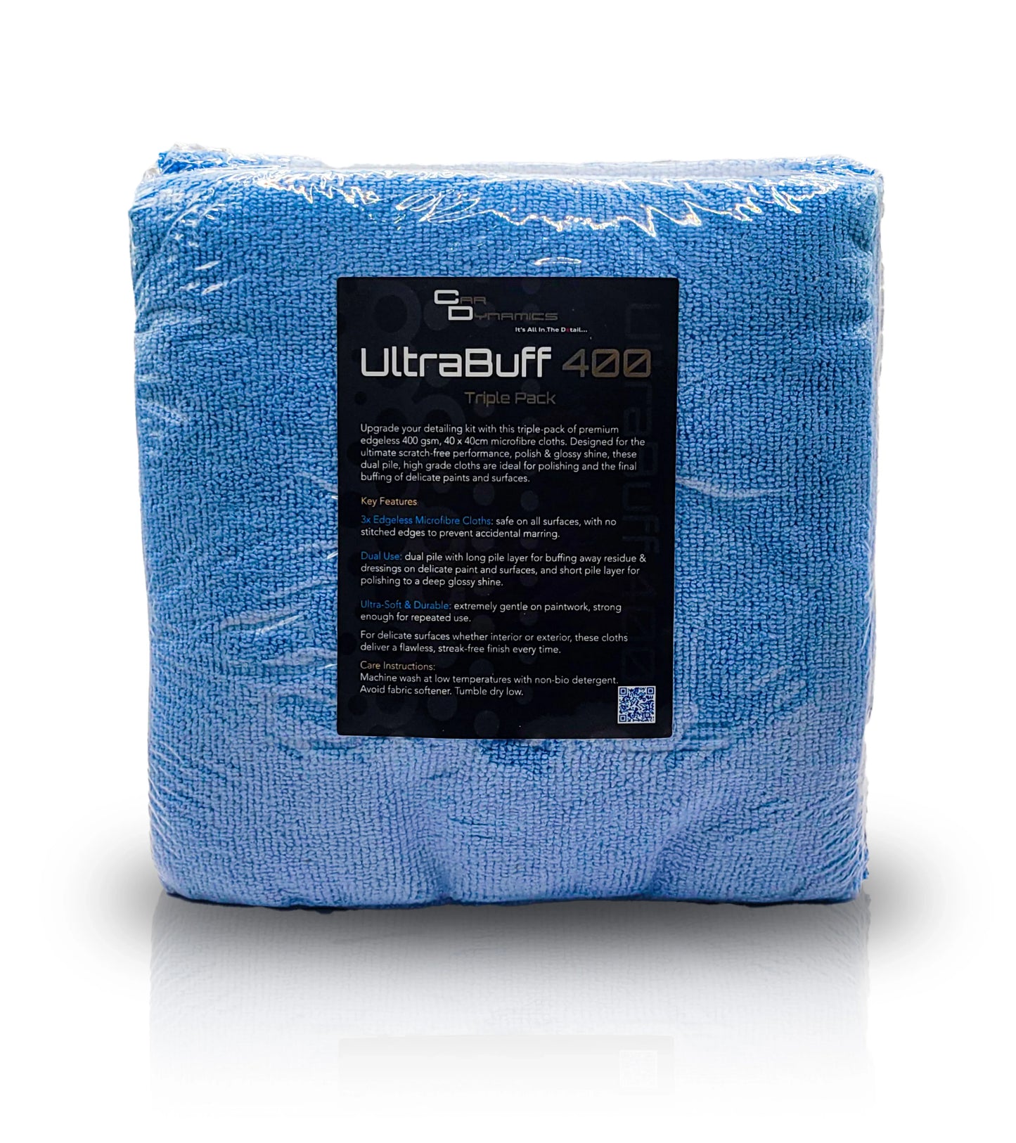 UltraBuff_400_-_400gsm_Microfibre_Cloth_Triple_Pack_Car_Dynamics_6 - Car Dynamics