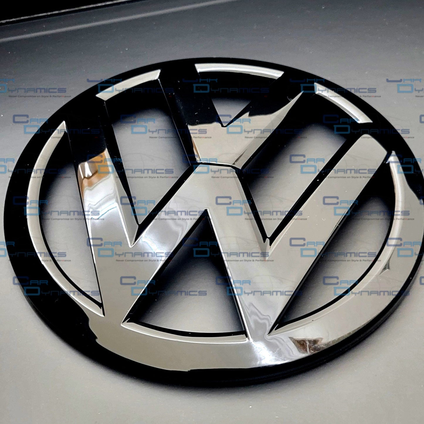 VW Transporter T6 Blacked Out Front & Rear Emblem | Gloss Black Badge