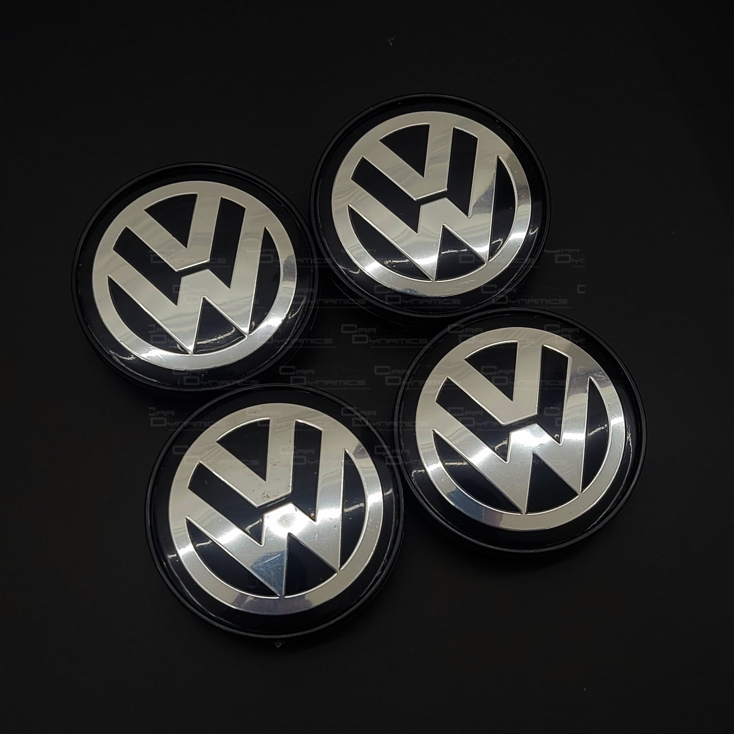 65mm Wheel Centre Caps Compatible with Selected VW / Volkswagen Wheels