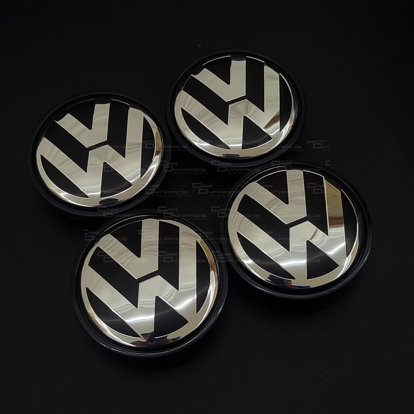 76mm Wheel Centre Caps Compatible with Selected VW / Volkswagen Wheels