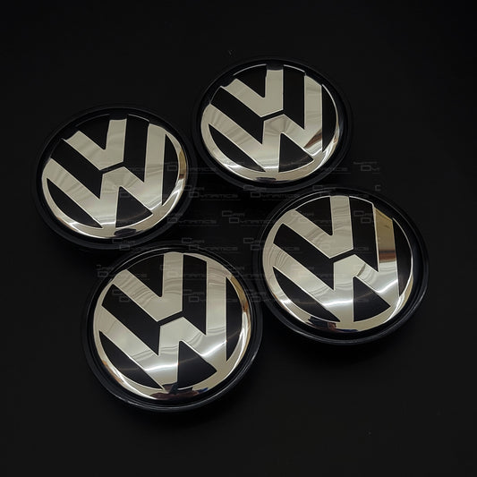 76mm Wheel Centre Caps Compatible with Selected VW / Volkswagen Wheels