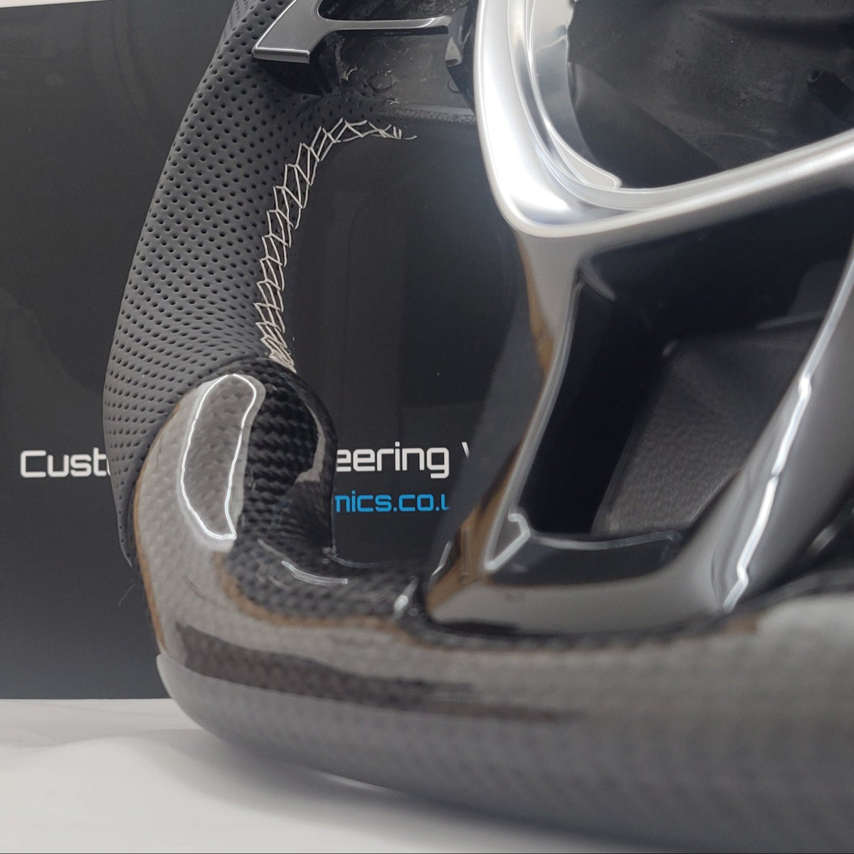 Volkswagen Caddy Carbon & Leather Steering Wheel | German Edition