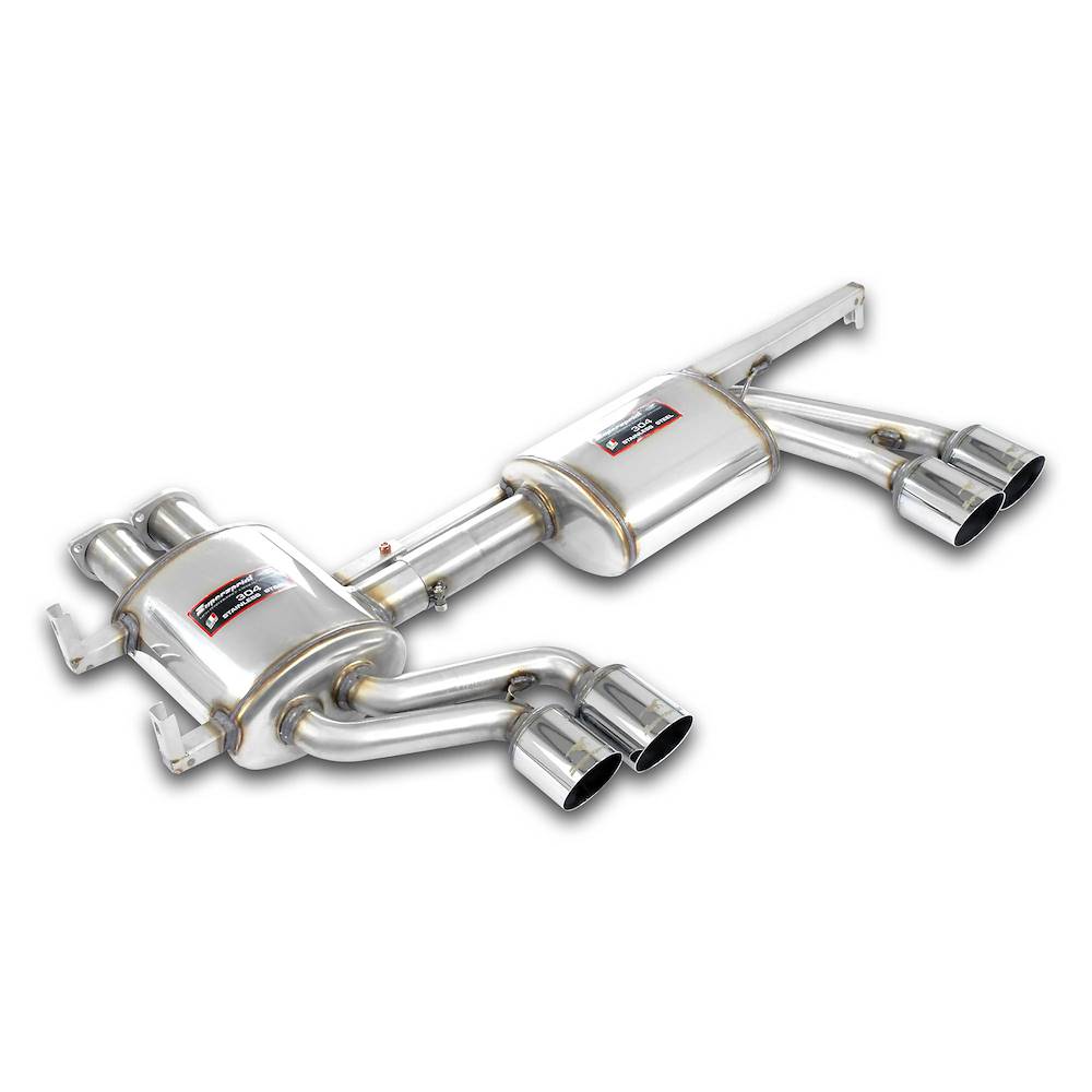BMW E46 M3 (For V8 LS1 / Mustang engine conversion) - Rear muffler Right - Left"LIGHTWEIGHT RACING"-13,0 Kg