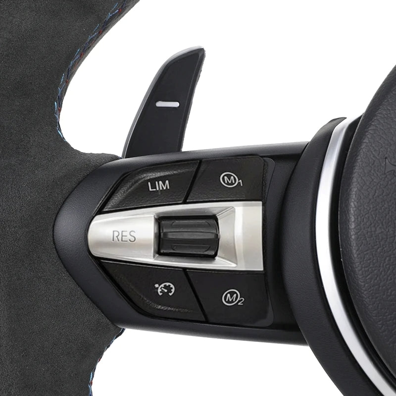 BMW Custom Alcantara Steering Wheel M Performance Edition Flat Bottom F-Series image 4