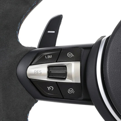 BMW Custom Alcantara Steering Wheel M Performance Edition Flat Bottom F-Series image 4