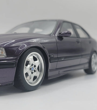118OttoMobileBMWE36M3SedanDaytonaVioletResinCarModelcardynamics_7 - Car Dynamics 