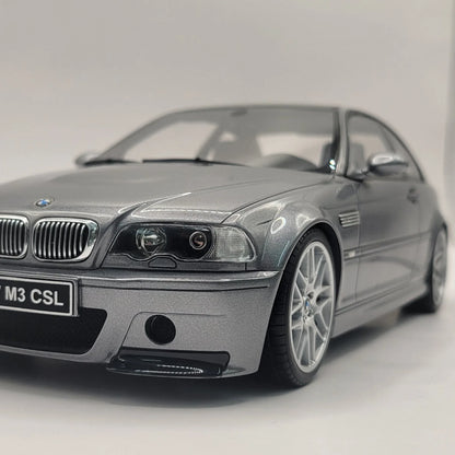 118OttoMobileBMWE46M3CSLSilverGreyMetallic_5 - Car Dynamics 