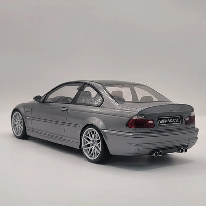 118OttoMobileBMWE46M3CSLSilverGreyMetallic_7 - Car Dynamics 