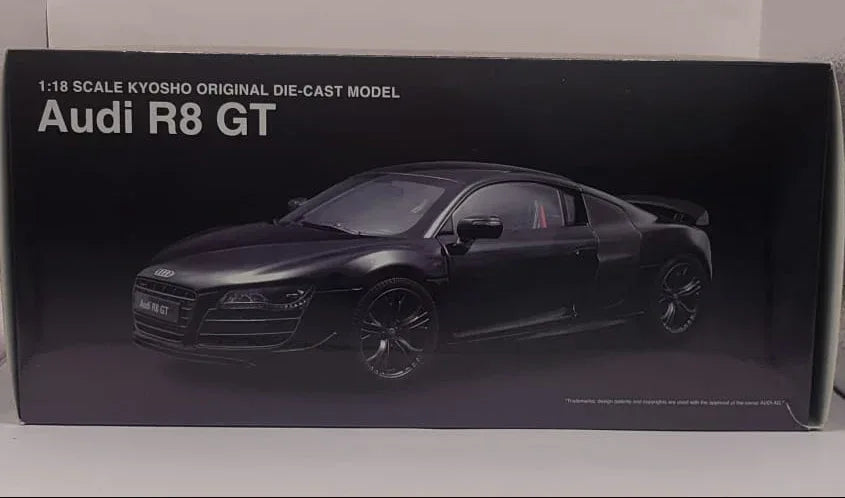 118_Kyosho_Audi_R8_GT_5.2_V10_FSI_Phantom_Black_Rare - Car Dynamics 