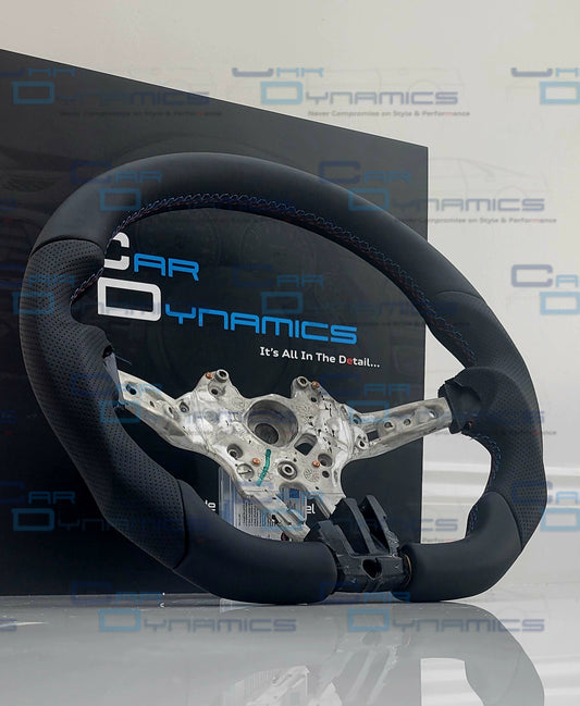 BMW Custom Leather Steering Wheel Flat Bottom M-Tech Core Edition M Sport