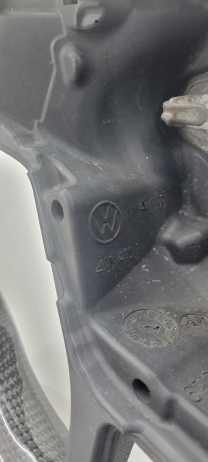 Volkswagen Carbon Fibre Flat Bottom Steering Wheel | Transporter T6 Edition | In Stock