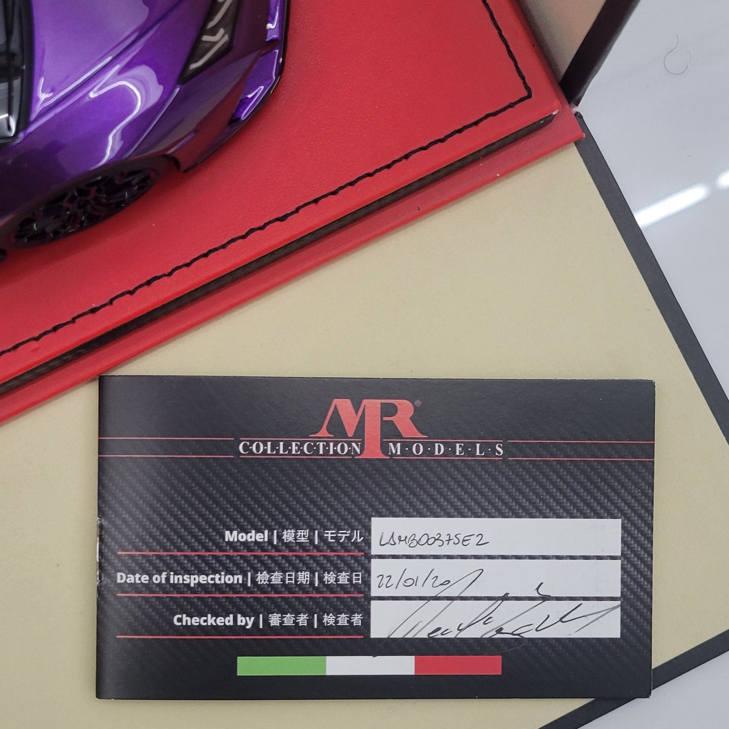 MR Collection 1:18 Lamborghini Huracan EVO Spyder Viola Pasifae | LAMBO037SE2 | Limited Edition 24/25