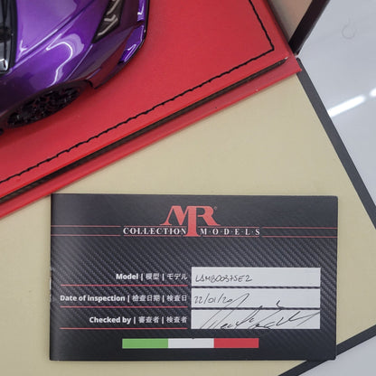 MR Collection 1:18 Lamborghini Huracan EVO Spyder Viola Pasifae | LAMBO037SE2 | Limited Edition 24/25