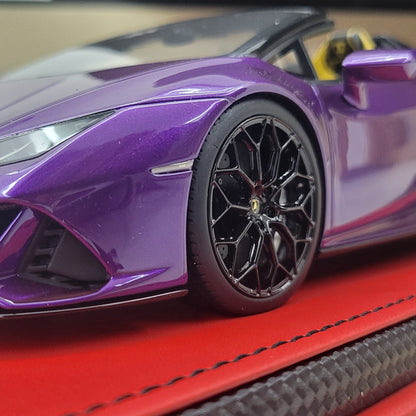MR Collection 1:18 Lamborghini Huracan EVO Spyder Viola Pasifae | LAMBO037SE2 | Limited Edition 24/25