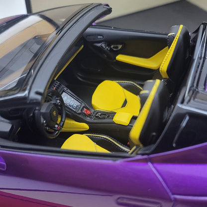 MR Collection 1:18 Lamborghini Huracan EVO Spyder Viola Pasifae | LAMBO037SE2 | Limited Edition 24/25