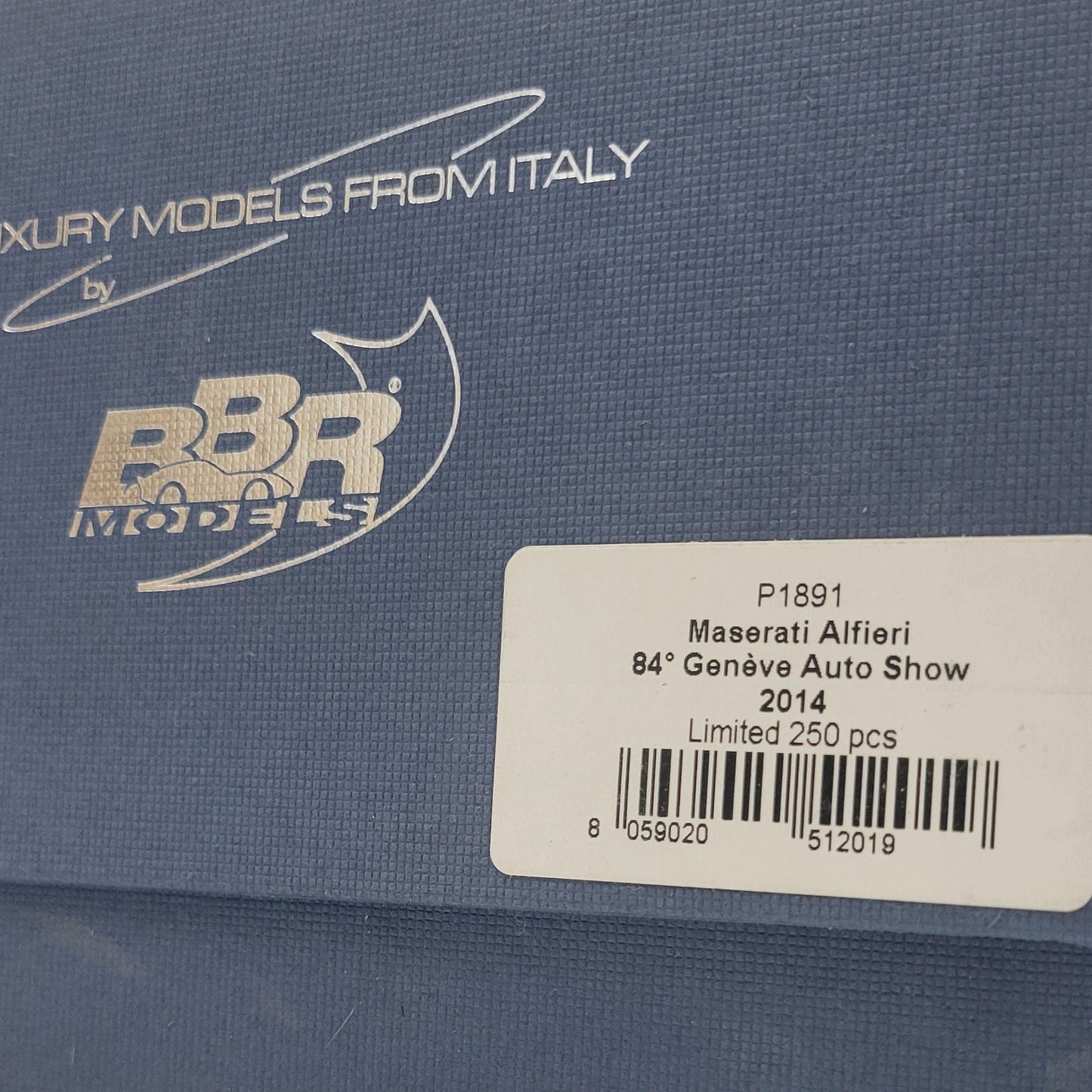BBR 1:18 Maserati Alfieri 2014 | LIMITED EDITION 250pcs | 196 OF 250 | P1891