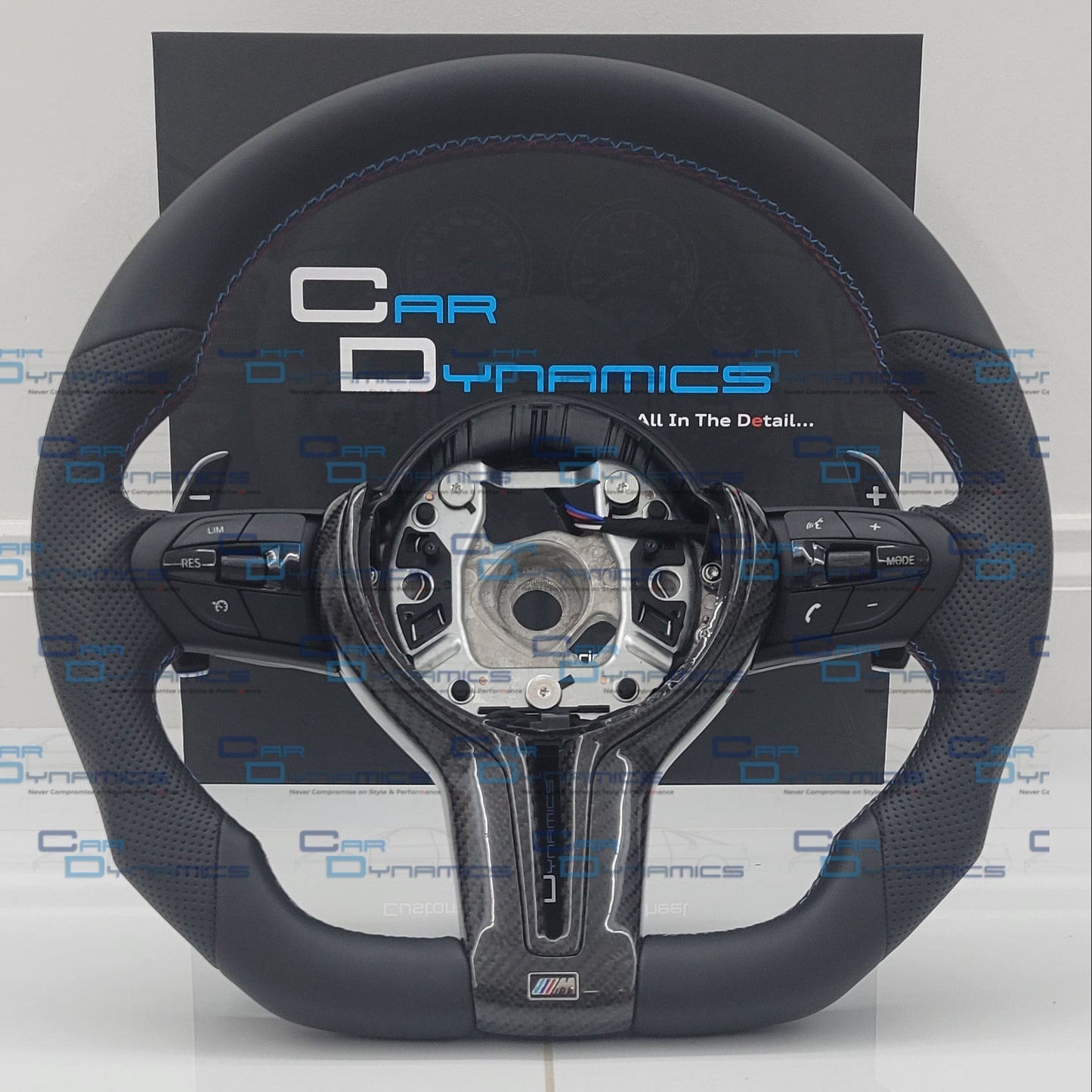 BMW Leather & Carbon Fibre Steering Wheel | M Tech Kohlefaser Spoke Edition | F-Series