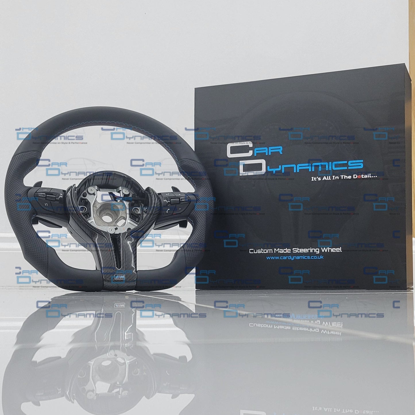 BMW Leather & Carbon Fibre Steering Wheel | M Tech Kohlefaser Spoke Edition | F-Series