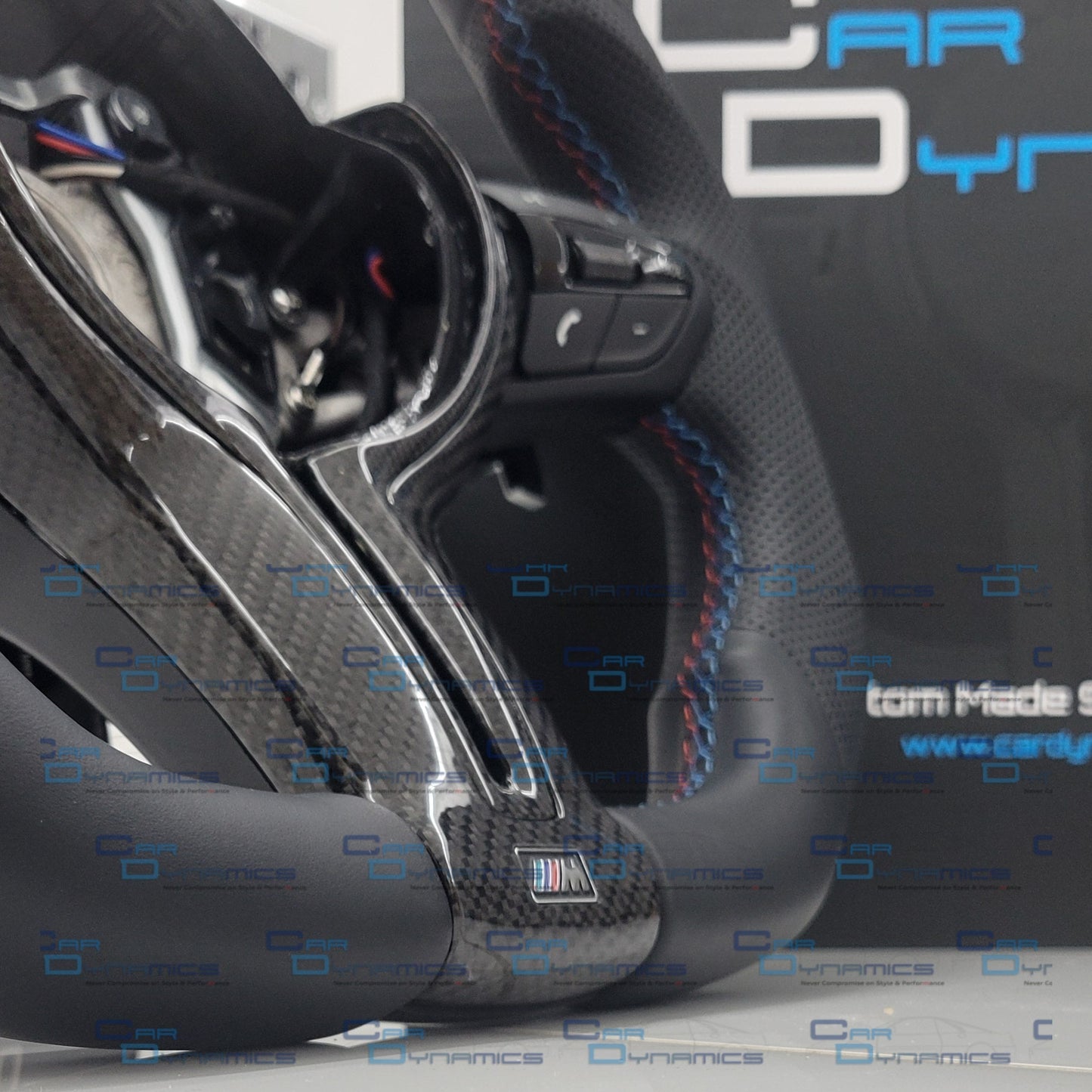 BMW Leather & Carbon Fibre Steering Wheel | M Tech Kohlefaser Spoke Edition | F-Series