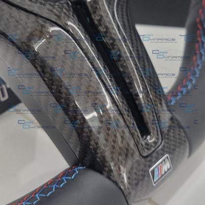 BMW Leather & Carbon Fibre Steering Wheel | M Tech Kohlefaser Spoke Edition | F-Series
