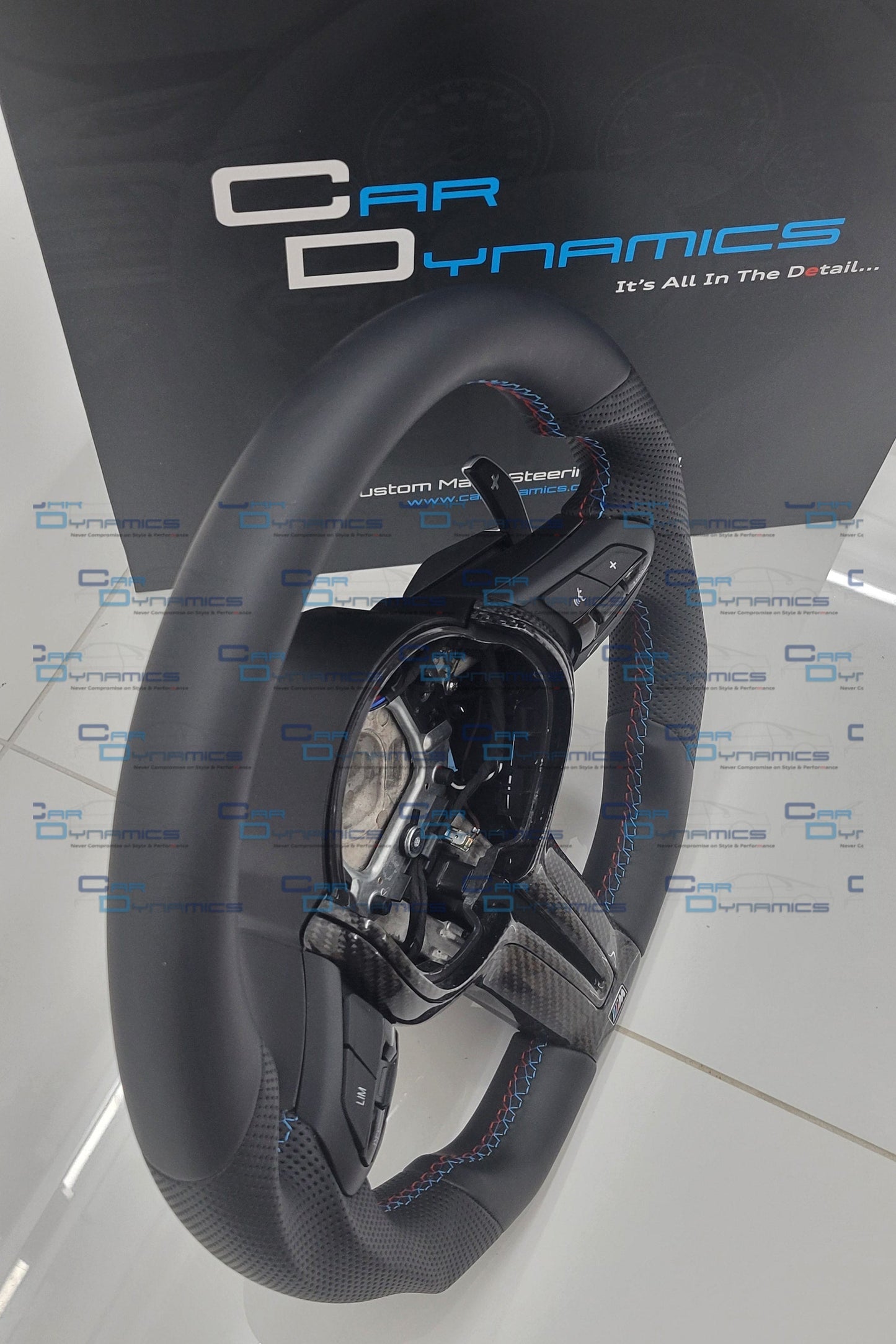 BMW Leather & Carbon Fibre Steering Wheel | M Tech Kohlefaser Spoke Edition | F-Series