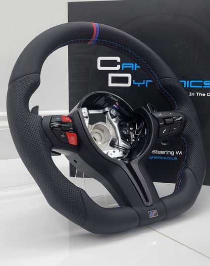 BMW M Performance | M-Tech Matt Carbon Edition | Flat Bottom Steering Wheel  F-Series