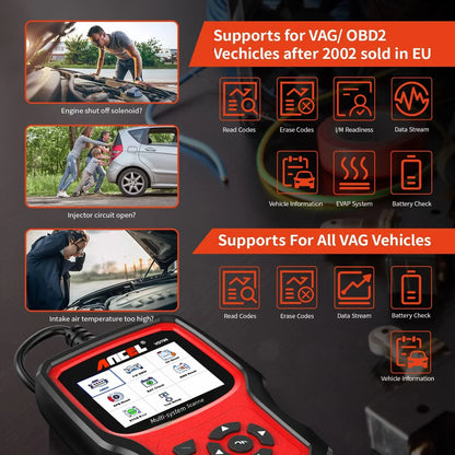 ANCEL VD700 Car OBD2 Scanner Fault Code Reader Diagnostic Tool image 1