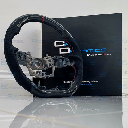 Toyota GR Yaris Sport Custom Carbon Fibre Flat Bottom Steering Wheel