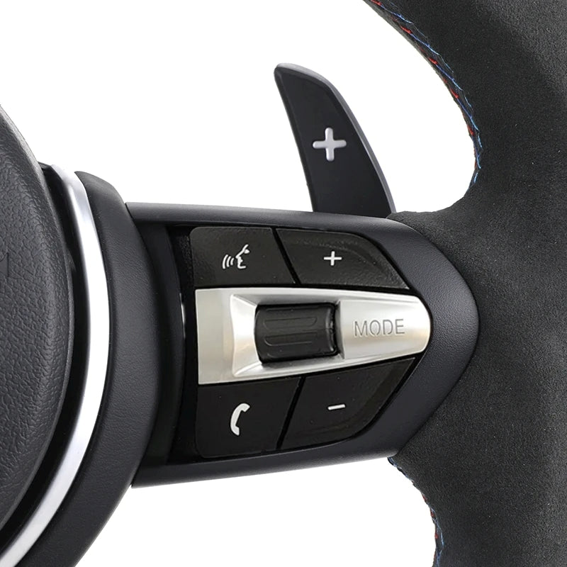 BMW Custom Alcantara Steering Wheel M Performance Edition Flat Bottom F-Series image 5