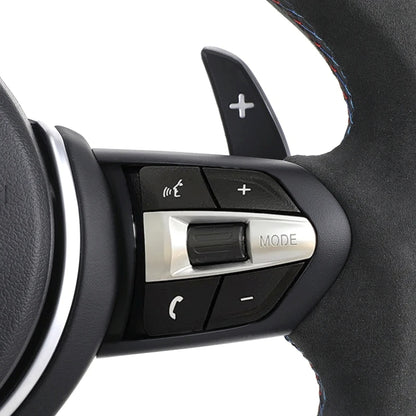 BMW Custom Alcantara Steering Wheel M Performance Edition Flat Bottom F-Series image 5
