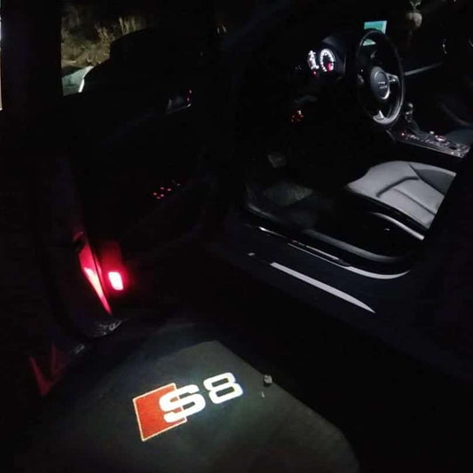 Audi S8 LED Car Door Projection Puddle 2 Lights image 0