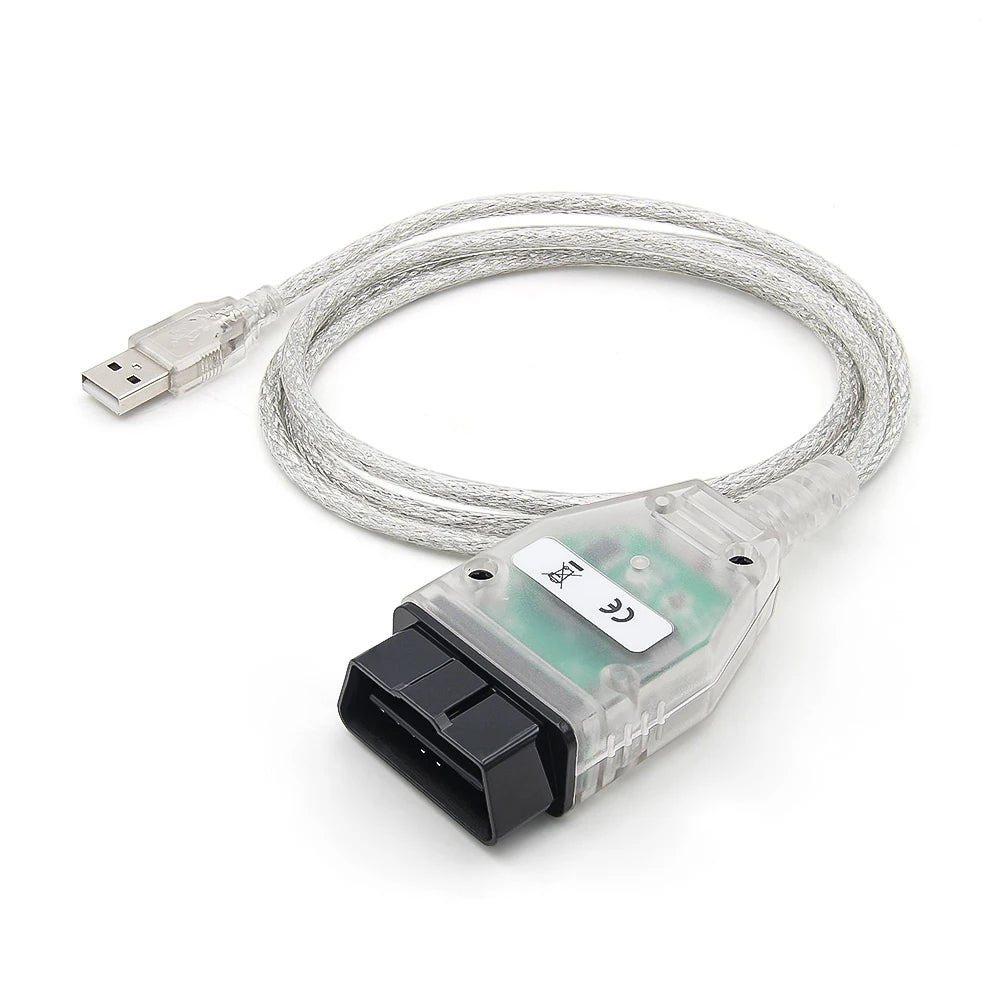 K+DCAN White Cable For OBD Diagnostics INPA & ISTA Compatible Cable image 1